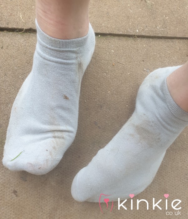 Trashed Mint Trainer Socks