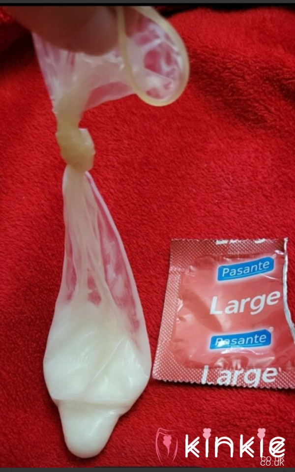 Used Alpha Large Condoms For Cuckolds And The C*m Hungry