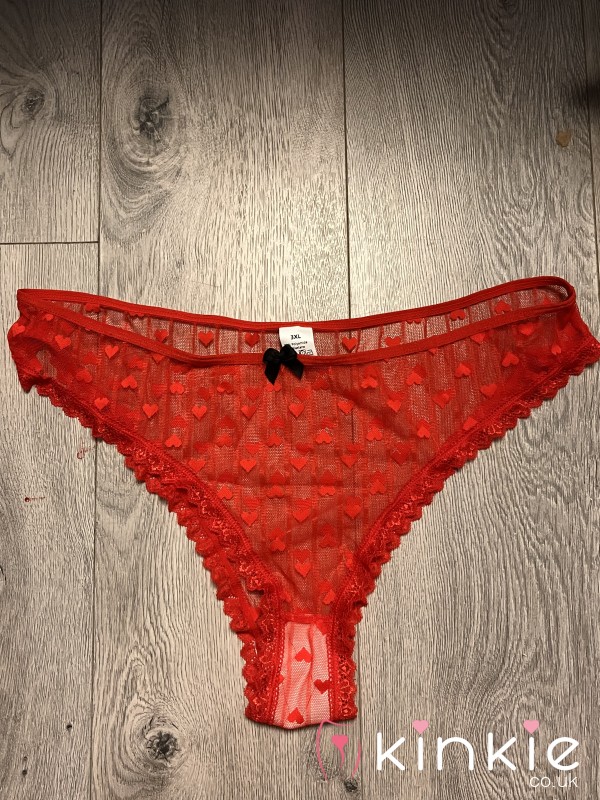 Used Red Thong