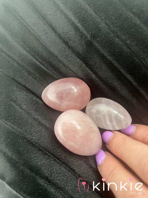 Used Yoni Eggs Pink Quartz