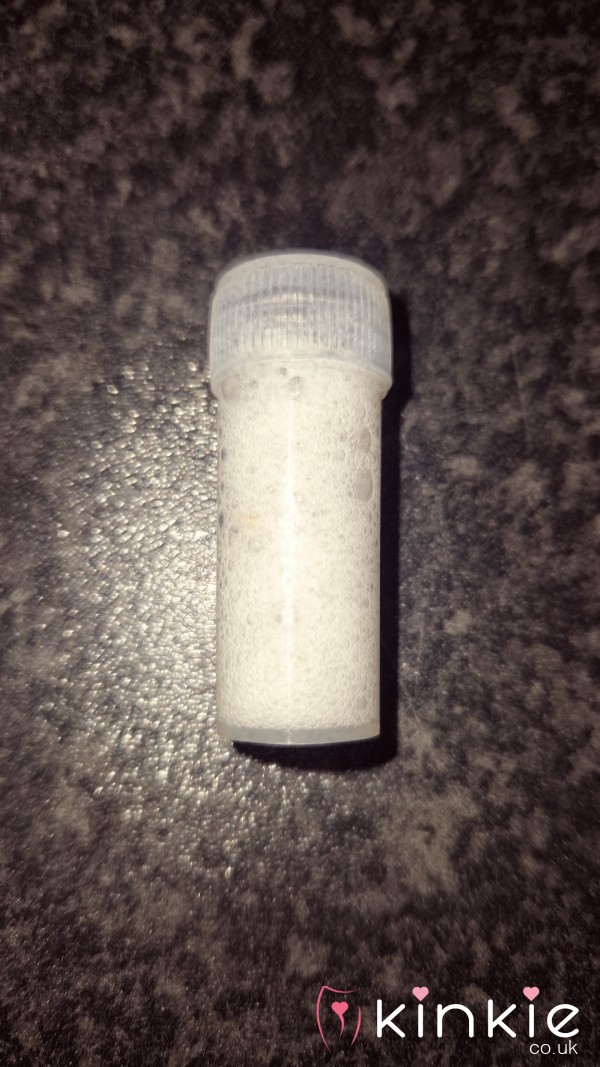 Vial Of Fresh Throthy Sp*t