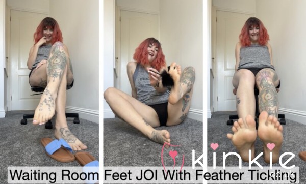 Waiting Room Feet JOI With Feather Tickling