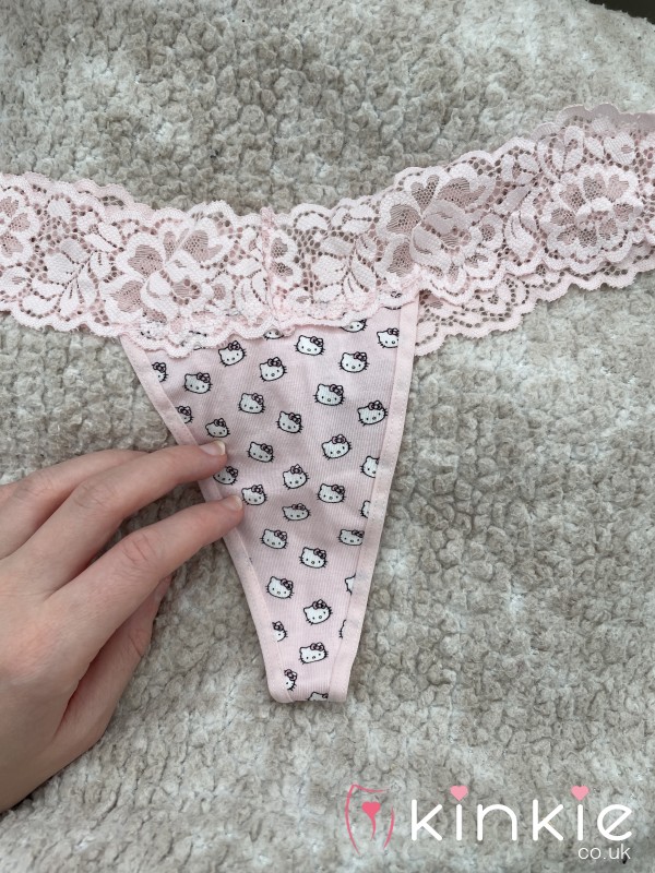 Want Me To Wear This Hello Kitty Thong For You?🐱