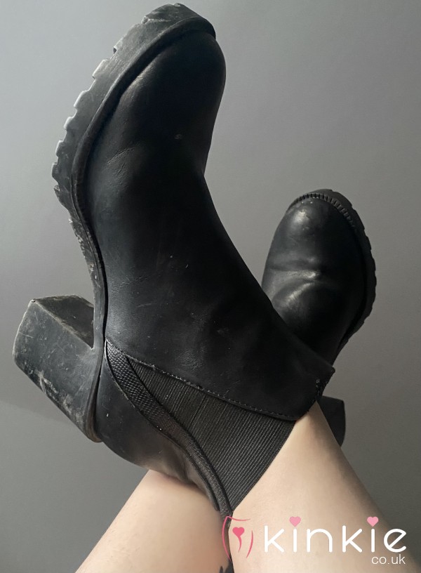 Well Worn Leather Boots