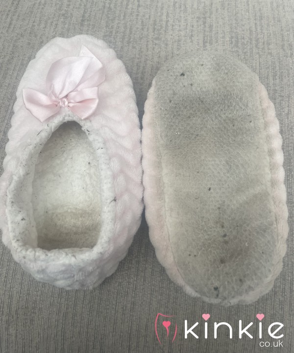 Well Worn Pink Slippers