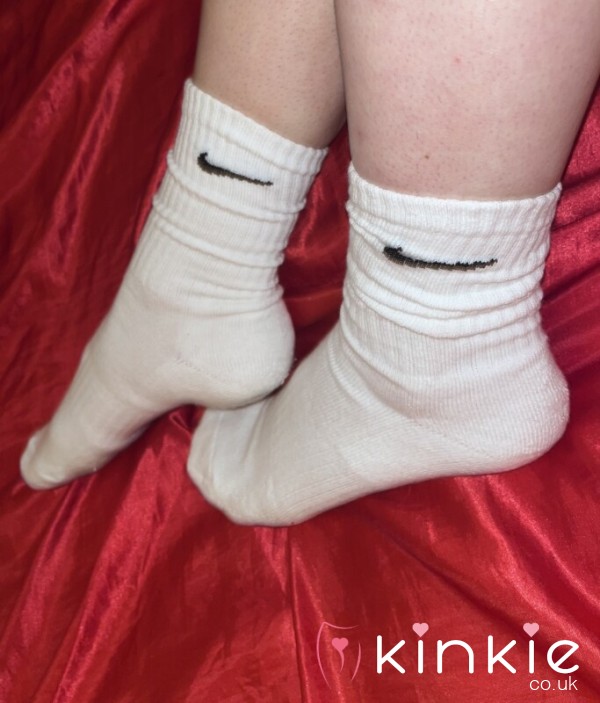 White Nike Ankle Socks 🤍 Worn For You 🥰