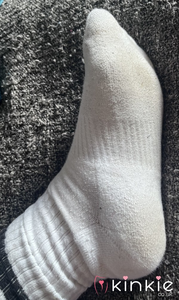 Worn For 5 Days Smelly Sports Socks.