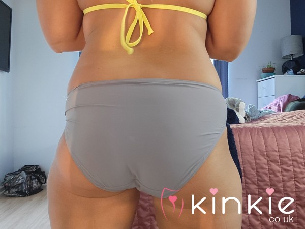 Worn Grey Soft Panties