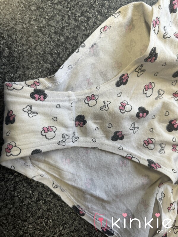 Worn Minnie Mouse 🐁 Panties