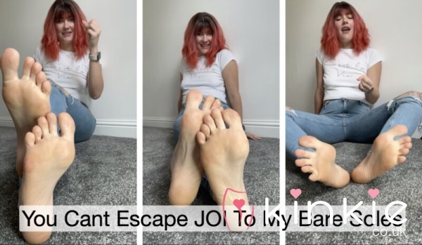 You Cant Escape JOI To My Bare Soles